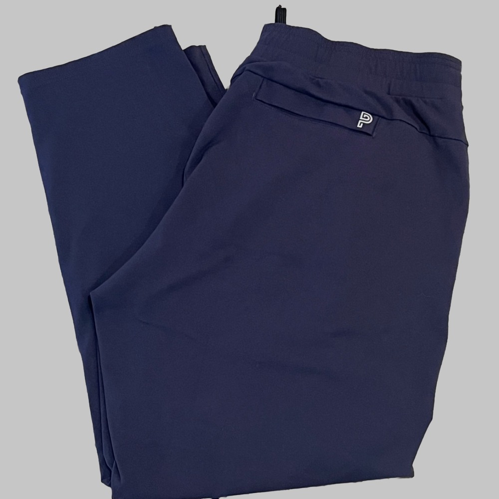 Public Rec Pants Mens 38x28 (38x26) Navy Athletic Drawstring Straight Leg